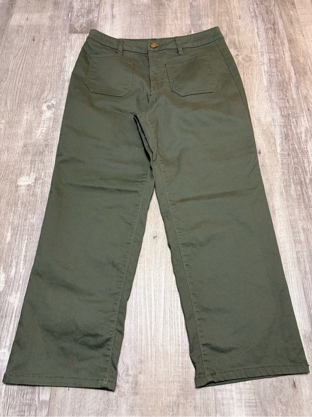 Women’s d. jeans Olive Utility Straight-Leg Pants